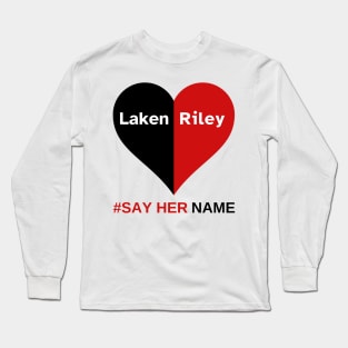 Retro-Say-Her-Name-Laken-Riley Long Sleeve T-Shirt